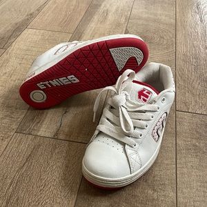 Etnies white and red